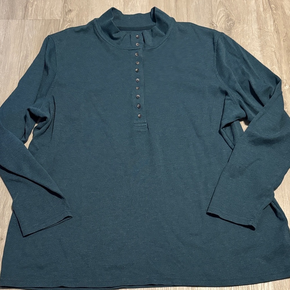 Natural Reflections Blue Casual Top